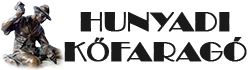 Hunyadi György – Kőfaragó – Sírkő Kóka – Sírkő Pest megye, Sírkő Budapest Logo
